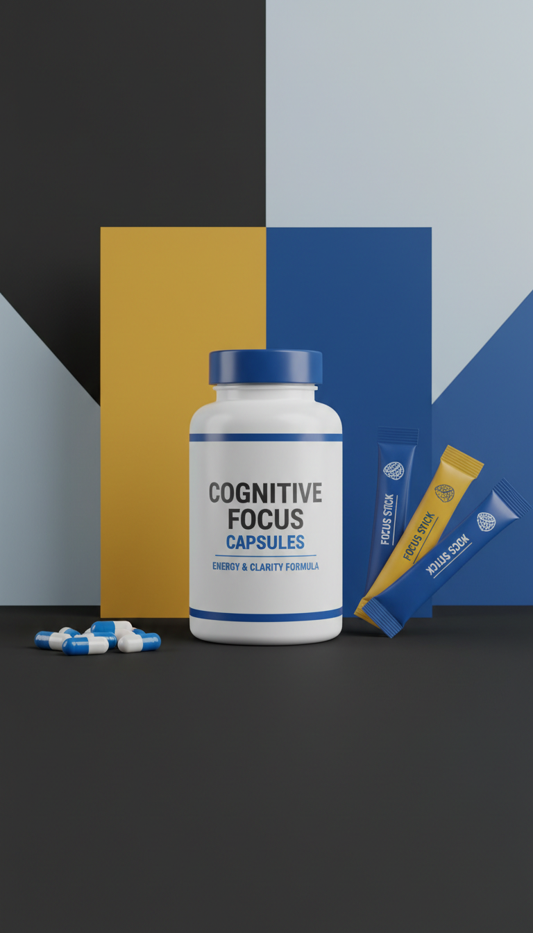 Cognitive Focus Capsules Bottle