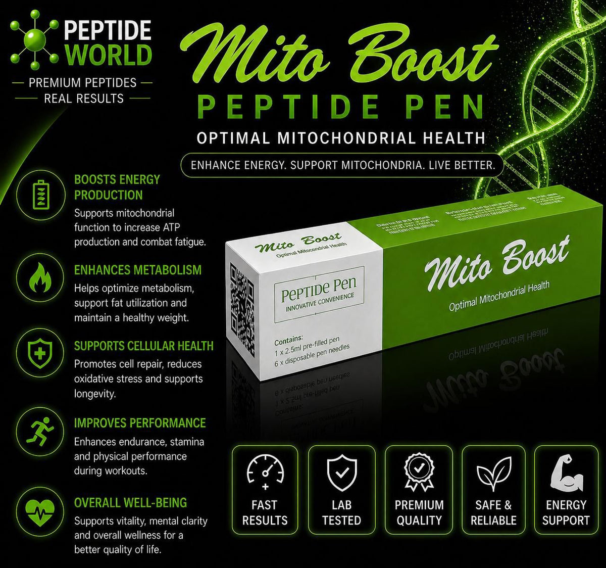 Peptide Pen  Mito Boost (Mot-c)