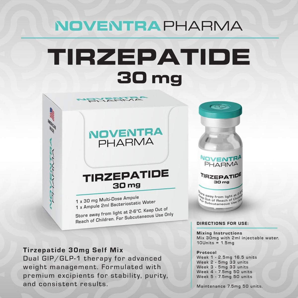 Noventra Tirzepatide Self Mix