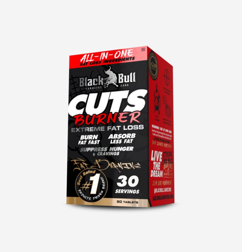Black Bull CUTS BURNER - 90 Capsules