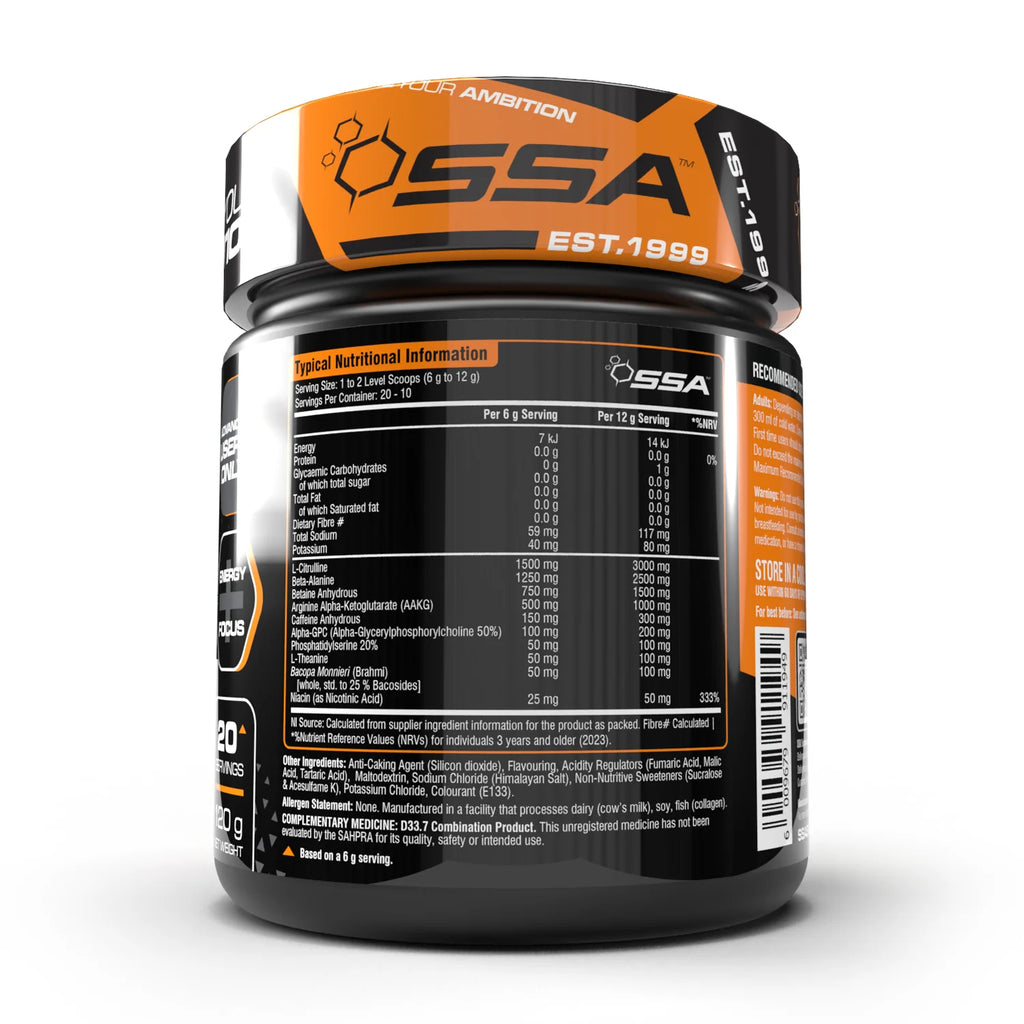 Hellfire Black Pre Workout 240g