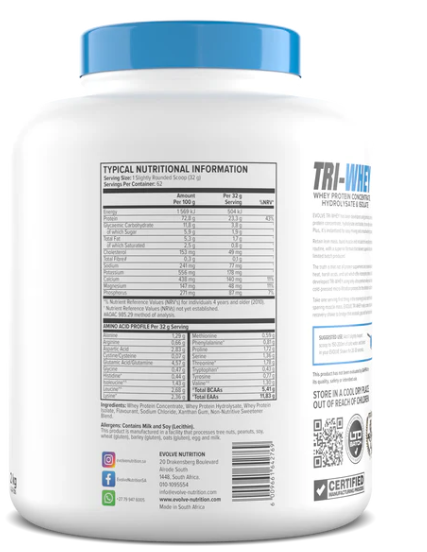Tri-Whey – Evolve Nutrition