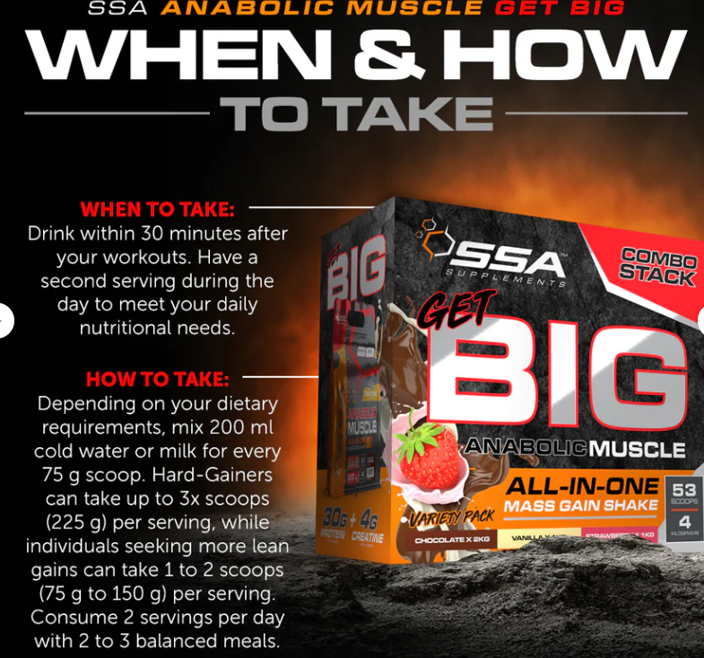SSA Get Big 4kg Anabolic Muscle