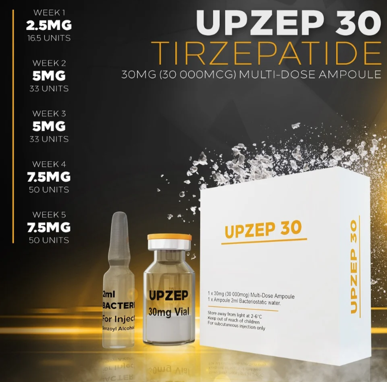 UPA UPZEP Vial Tirzepatide 30mg self mix