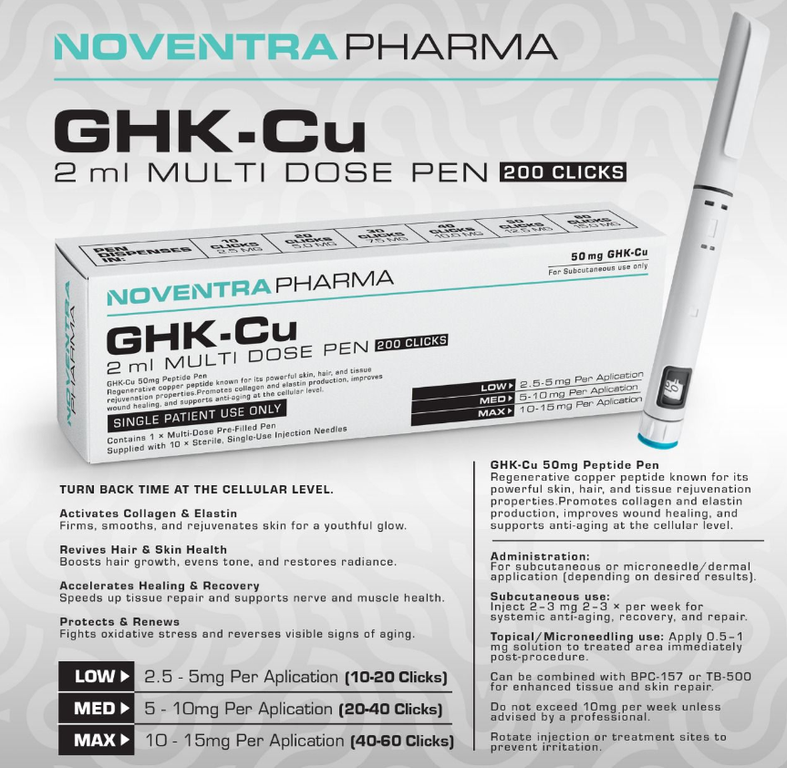 Noventra Pharma GHK-Cu 50mg Pen