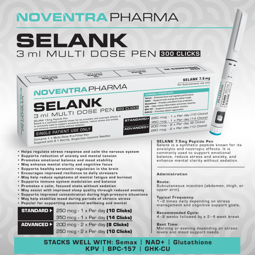 Noventra Pharma Selank 10mg Pen