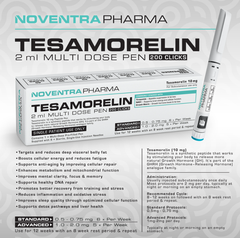 Noventra Pharma TESAMORELINE 10MG PEN