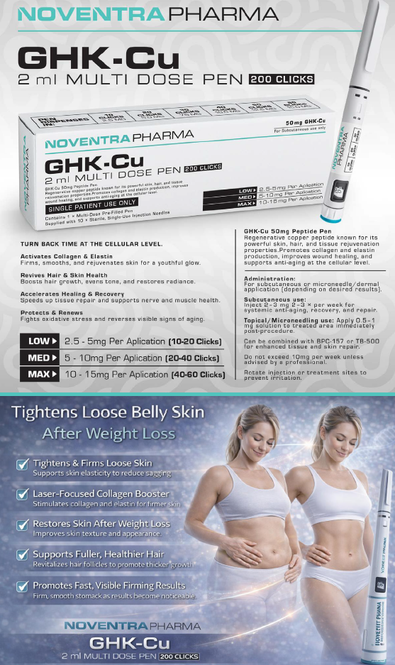 Noventra Pharma GHK-Cu 50mg Pen