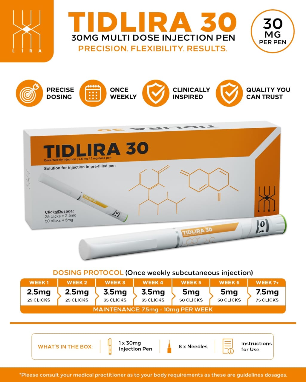UPA Tidlira (Tirzepatide) 30