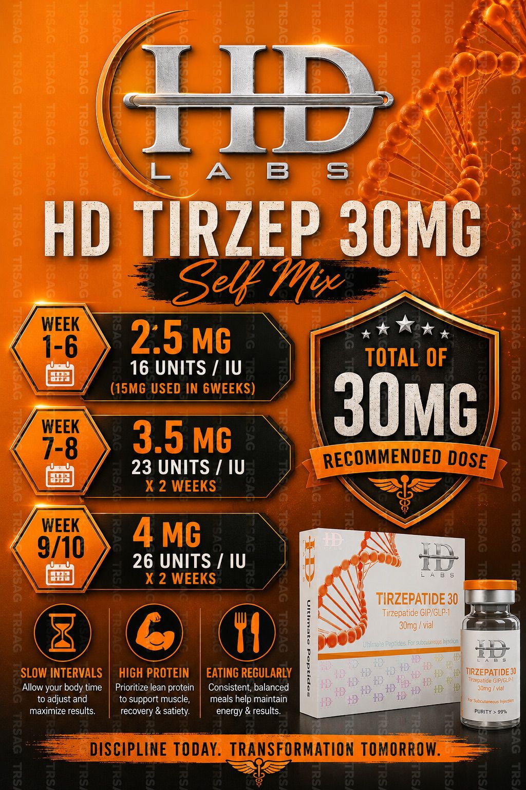HD Labs Tirzepatide Self Mix 30mg